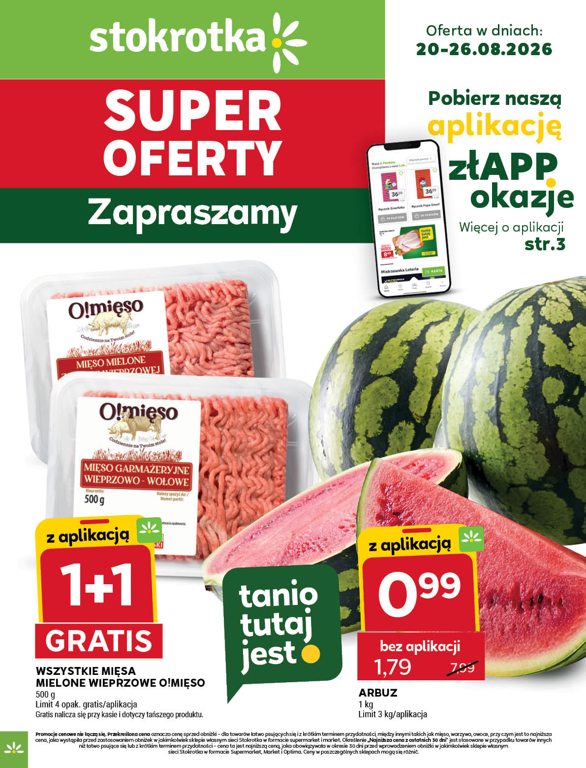 Lista sklepów, w których obowiązuje gazetka znajduje się poniżej