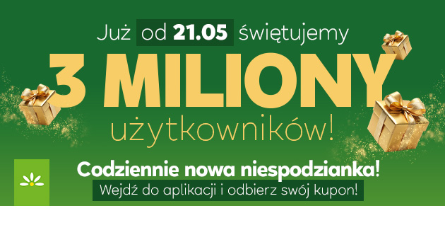 3 Miliony w aplikacji